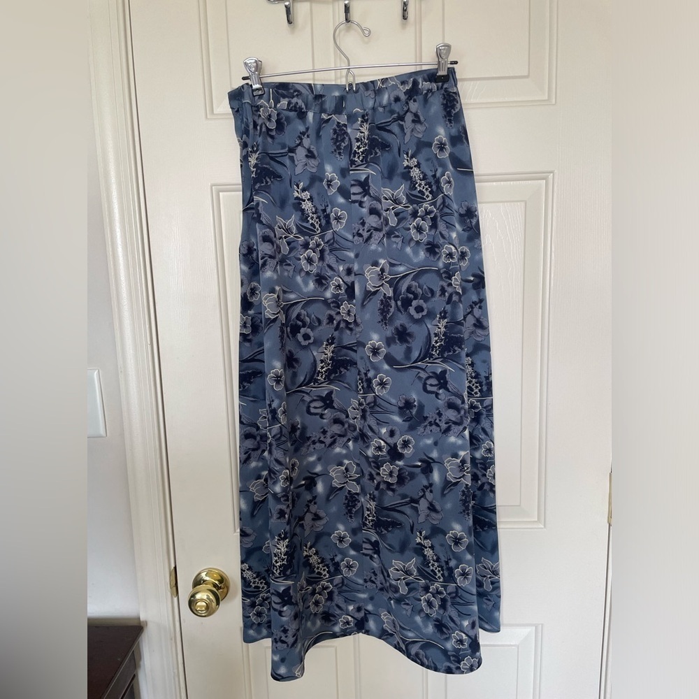Vintage casual Corner Annex blue floral cottage core boho skirt | M - Picture 3 of 8